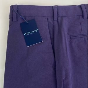 NWT Peter Millar Crown Crafted Surge Performance Shorts Deep Plum Purple 42 $110